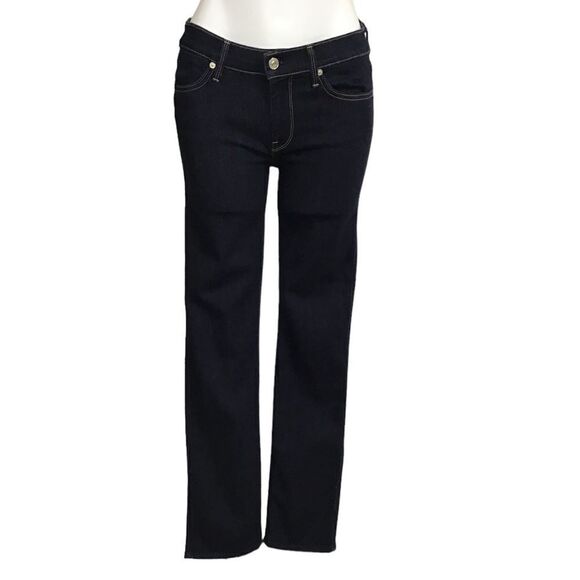 7 forallmankind Blue The Modern Straight Jean Size 30 - Picture 1 of 10